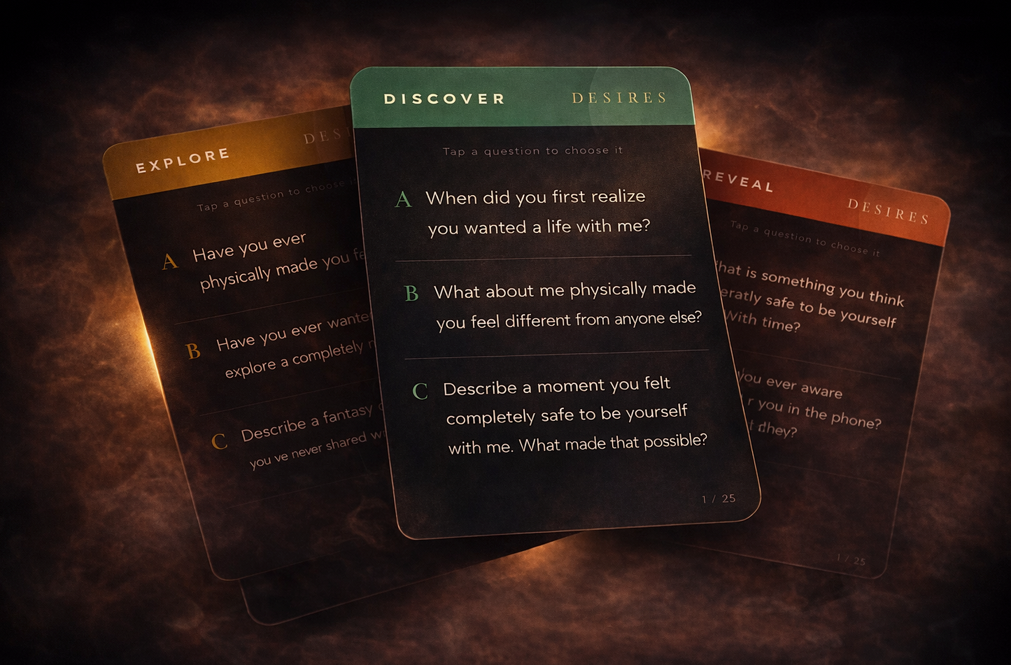 The Desires Deck — Digital Edition